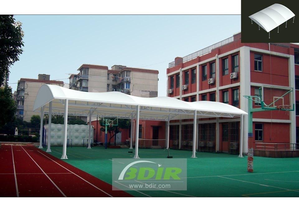 Mái che vòm căng sân thể thao Pickleball + Bóng rổ +tennis